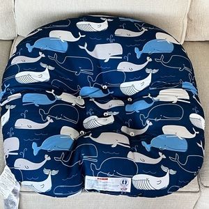 Boppy Original Newborn Lounger, Big Whale Navy
